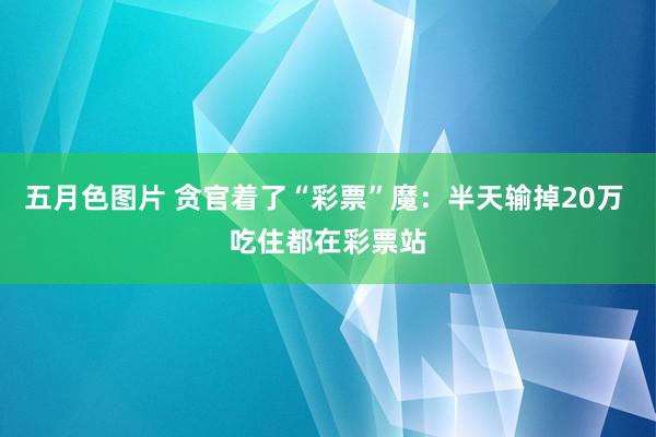 五月色图片 贪官着了“彩票”魔：半天输掉20万 吃住都在彩票站