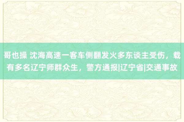 哥也操 沈海高速一客车侧翻发火多东谈主受伤，载有多名辽宁师群众生，警方通报|辽宁省|交通事故